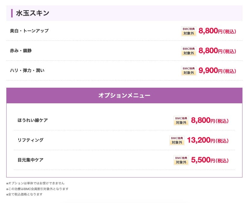 水玉スキンの料金